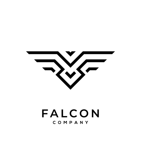 Falcon hawk eagle strong monogram PNG free Download