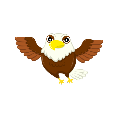 Cute eagle PNG Free Download