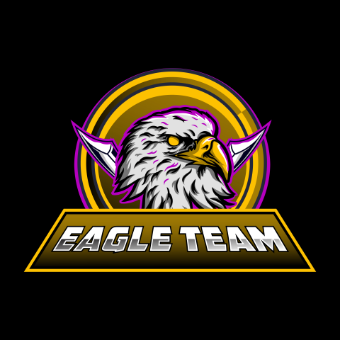 Eagle head esport gaming mascot PNG free Download