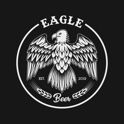 Eagle hop fruit combine vector PNG Free Download