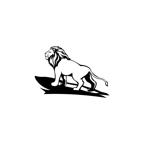 Furious wild lion   animal PNG Download Free