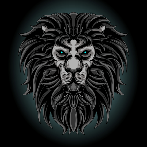 Dark lion PNG free Download