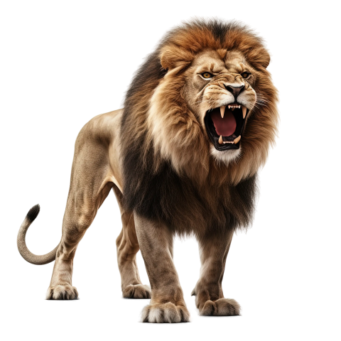 Lion walking wild cat PNG Free Download PNG