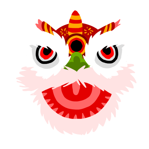 New year lion dance festive PNG Free Download