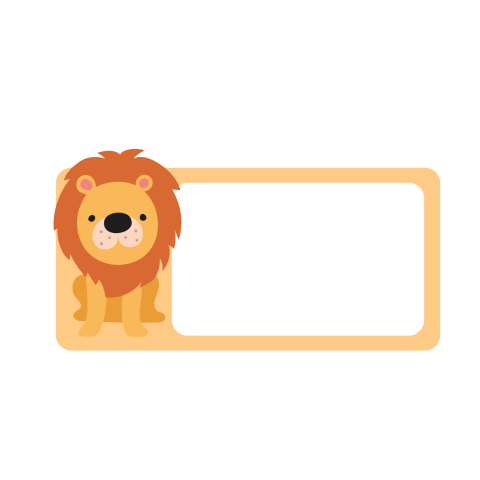 Animal lion card decoration lion PNG Free Download
