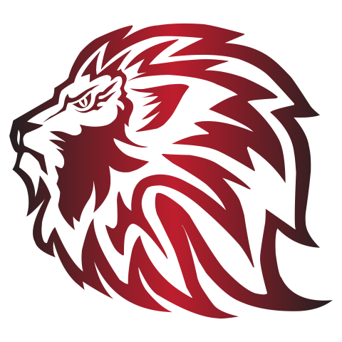 Fire lion logo for game PNG Free Download