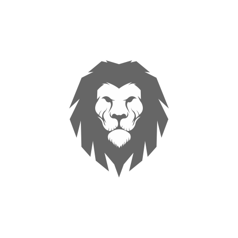 Lion head logotype of vector PNG Free Download PNG