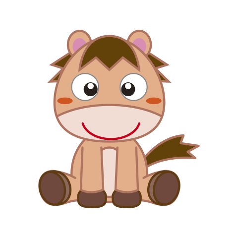 Cute horse PNG Free Download