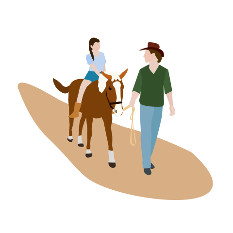 Horse riding riding girl PNG free Download
