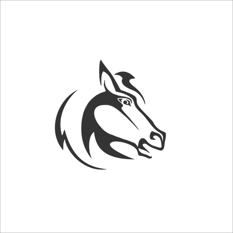 Horse logo design vector PNG free Download