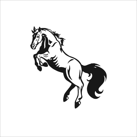 Horse logo design vector PNG Free Download PNG