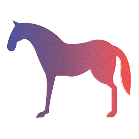 Horse horse cool gradient PNG Free Download