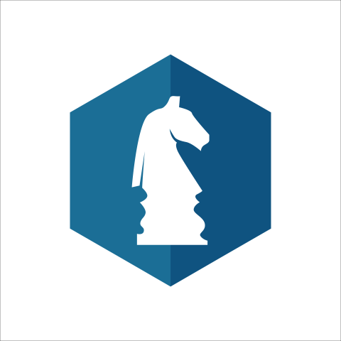 Chess horse knight logo illustration PNG Free Download