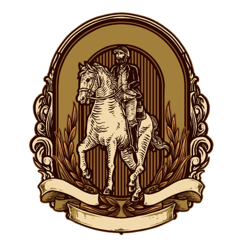 Horseman riding a horse PNG free Download