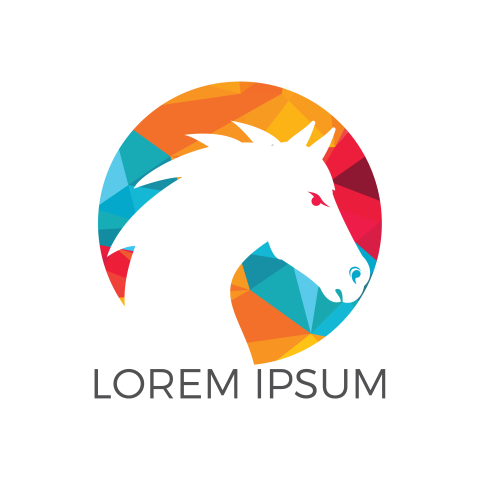 Horse logo design PNG free Download