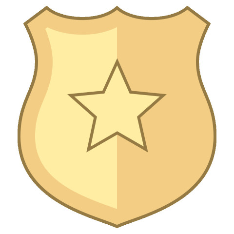 Download Vector Clipart Police Badge PNG Image