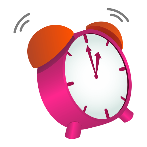 Clipart Alarm Clock PNG Emoji Free Download