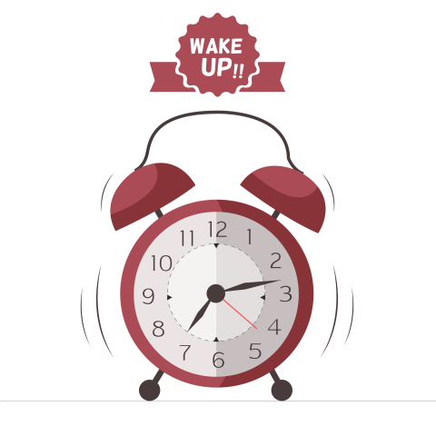 Alarm Clock PNG Sticker Image