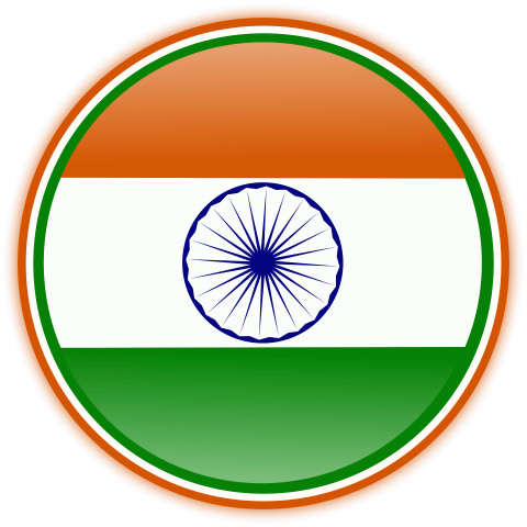 Illustratuin Icon On India Flag PNG Free Transparent Background