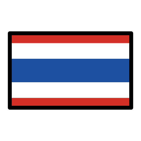 Vector Clip Art Thailand Flag PNG Image Free Download