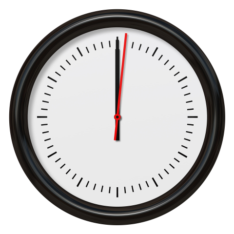 Circle Wall Clock PNG Picture