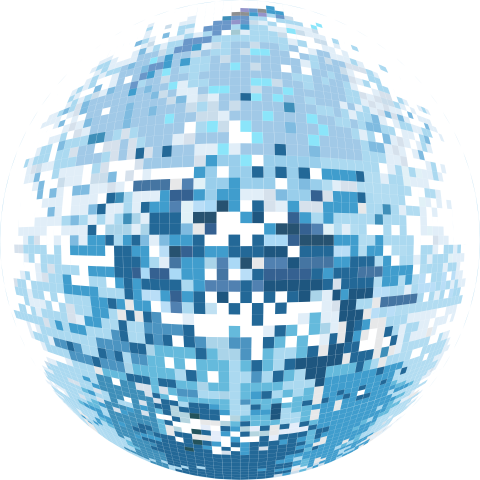 Roylaty Sky blue Disco Ball PNG Transparent Background