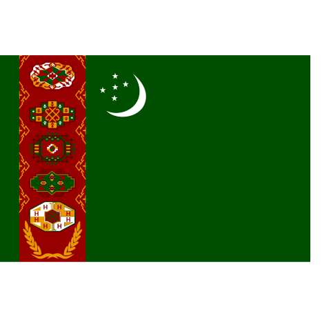 Vector Turkmenistan Flag PNG Image On Free Download