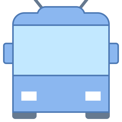 Handart On Trolleybus PNG icon Free Download