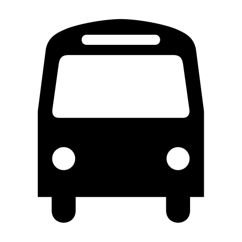 Front view Trolleybus PNG Icon On Free Download