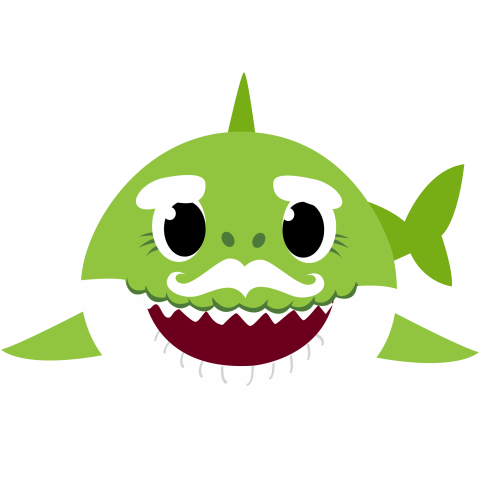 Cute Baby Shark PNG Image Free Download