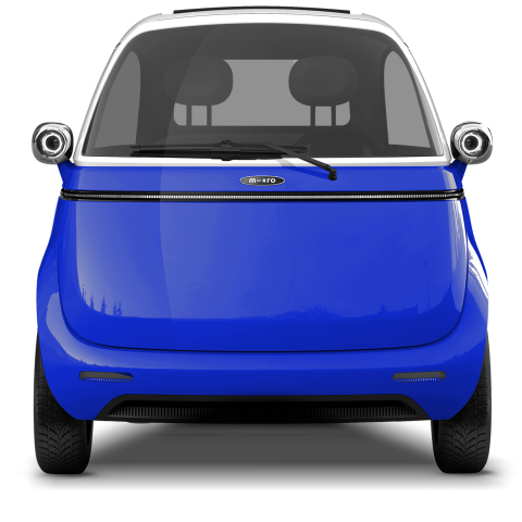 Backside Electric Car PNG Image Free Download