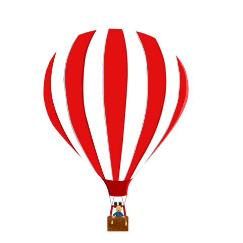 Isolated Free Air Balloon PNG Image
