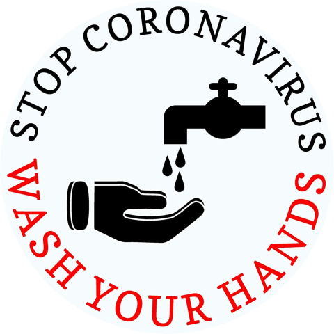 Stop Coronavirus PNG Wash your hands Sticker Free Download