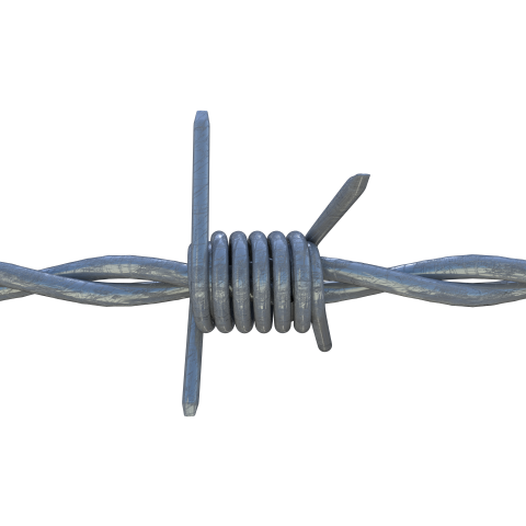 Barbed wire 3d computer graphics wave front barbwire Free