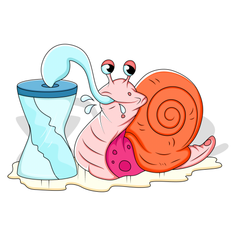 Premium Vector | Cartoon Snail with Drink Illustrations PNG Image with Transparent Free Download