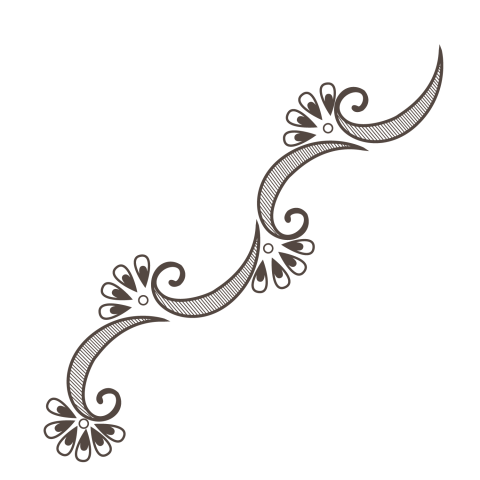 Simple Free Vector Vector Illustration of Mehndi Ornament Design PNG Image With Transparent Background
