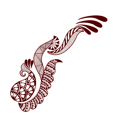 Free Vector Henna Mehndi Design PNG Free Download With Transparent Background