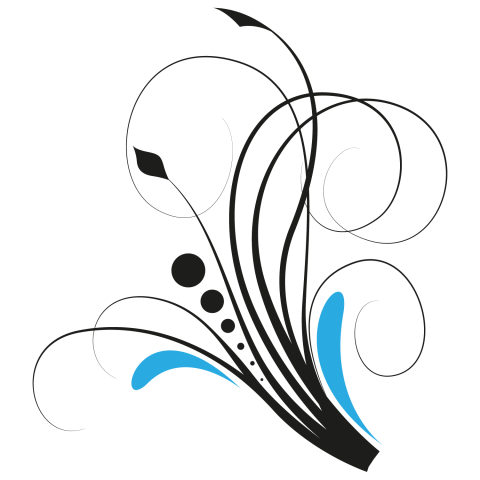 Black & Blue Swirl Decorative Designs PNG Swirl Element Royalty Free Stock Image With Transparent Free Download
