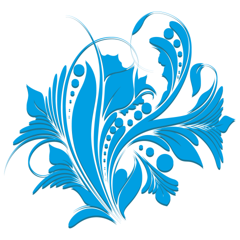 Elegant Blue Floral Pattern Background Vector Design Vector Graphic Art Design PNG Image With Transparent