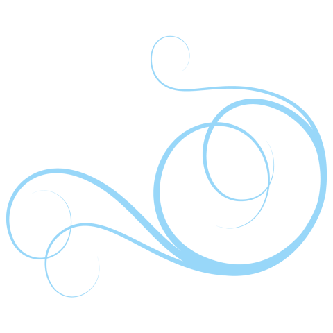 Royalty Free Vector Decorative Swirl Clipart Design Blue Clipart Swirl Design Element PNG With Transparent Background