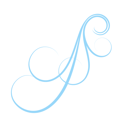 Blue Swirl Clipart Design Element Vector Art & Royalty Free PNG Swirl Design Image With Transparent