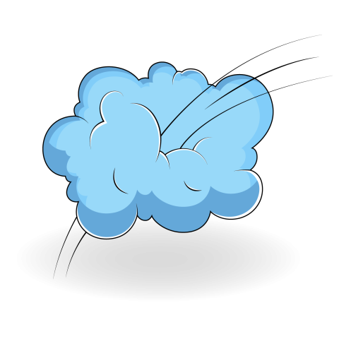Cartoon Free Art Blue Paint Of Comic Boom Explosion Vector Comic Boom PNG Icon With Transparent