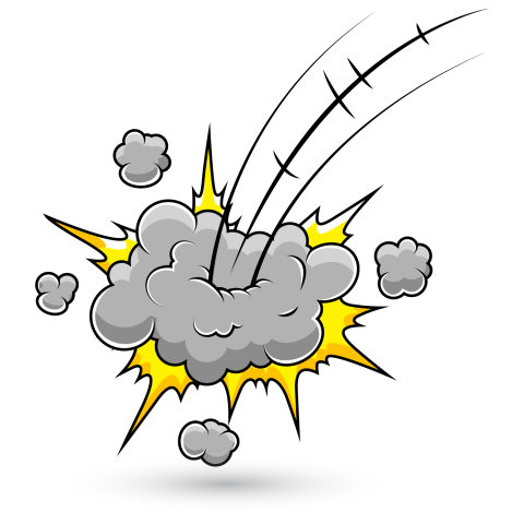 Comic Explosion Sparks Light Vector Royalty Free Stock Image PNG With Transparent Background Free Download