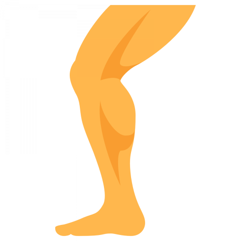 Yellow leg vactor graphic dessign iamge