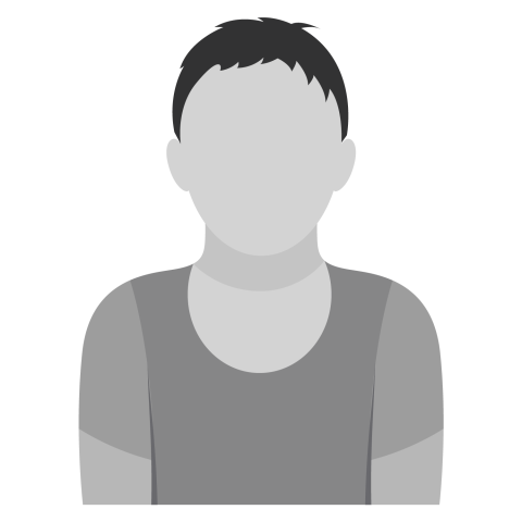 Grey man  profile avatar vector graphic design