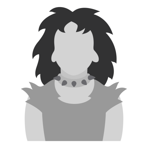 Villan grey women profile vactor avatar graphic design
