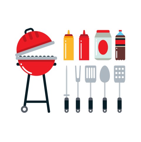 Animated cartoon Barbecue PNG Kitch Tool