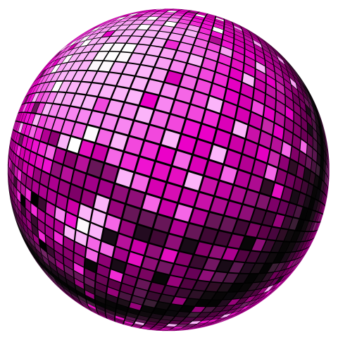 Purple Disco Ball PNG Picture Free Download