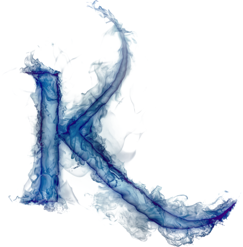 Animated Cool K Letter PNG Image