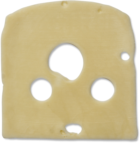 Gouda Real Farmer Cheese Slice Holes Shape Square,Download Free Photo PNG Image,Transparent Background